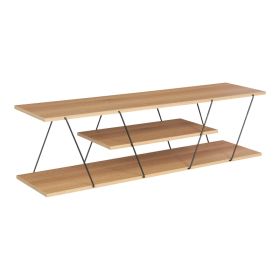 ТВ шкаф Тарс ню 225-000029 цвят сонома-черен