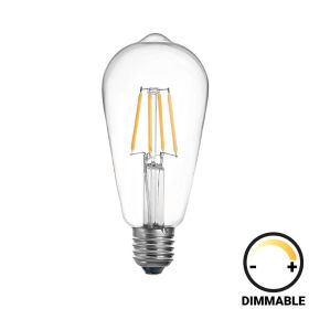 LED крушка ST64 - 342-000081 прозрачна