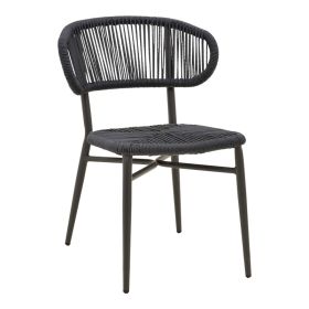 Стол Агус 373-000011 черен цвят 