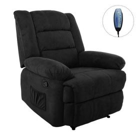 Масажен релакс фотьойл Джулия E971.3M черна дамаска