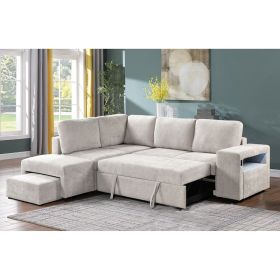 Ъглов диван Флекси E9503.1 бежов цвят