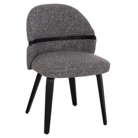 Стол Екер HM18249.02 цвят черен-сив