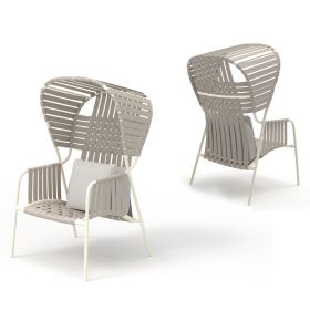 Кресло Туни SM6323 цвят слонова кост