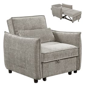 Фотьойл-легло Орин HM3307.03 бежов цвят