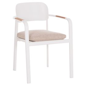 Стол Елара HM6414.02 бял цвят