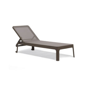 Шезлонг Плано - цвят тютюн