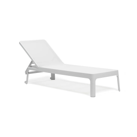 Шезлонг Плано - цвят бял