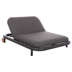 Шезлонг Утопия SM6238.01 тъмно сив цвят 