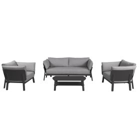 Комплект Енас SM6194.01 тъмно сив цвят