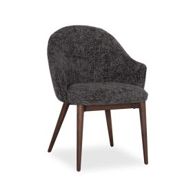 Стол Ризон SM18102.01 цвят тъмно сив-орех 