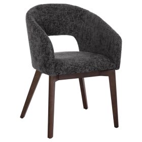 Стол Емпайър SM18103.01 цвят тъмно сив-орех