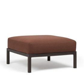 Пуф Максимо-цвят терра+Sunbrella@канела