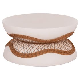 Маса Анна HM18157.02 цвят натурал-бял