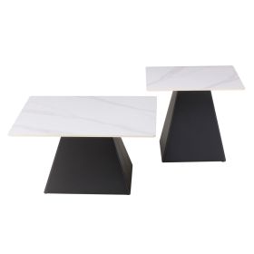 Комплект Юбер HM18260.01 цвят черен-бял мрамор