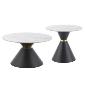 Комплект Нандо HM18267.01 цвят черен-бял мрамор