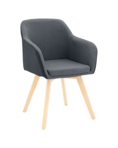 Кресло Сафира 029-000144 цвят черен-сив-натурал