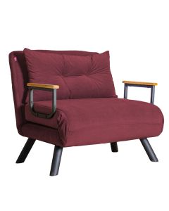 Кресло-легло Бед 071-001539 цвят червен-черен