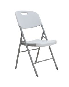 Кетъринг сгъваем стол Зора 142-000012 бял цвят