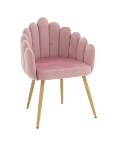 Кресло Бриела 235-000028 розов цвят 