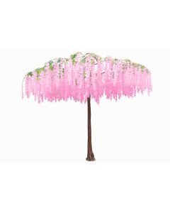 Изкуствено розово дърво Глициния 290 см