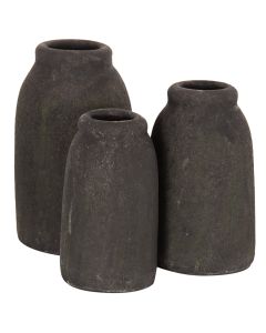 Декоративни вази HM7711.11 тъмно сив цвят