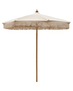 Дървен чадър Ф200 - Ε916.1 бежов цвят