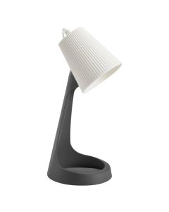 Настолна лампа HM7607.01 бяло-черен цвят