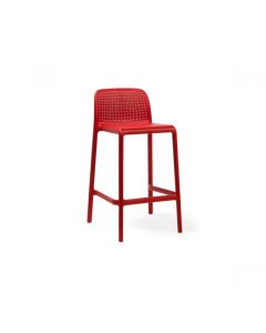Бар стол Лидо Мини - червен цвят