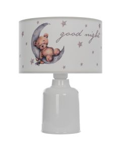 Детска лампа Спящо мече HM7577.07 бял цвят