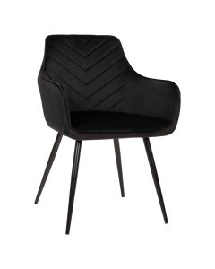 Кресло Латре HM8582.04 черен цвят