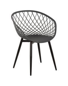 Кресло Ариадне HM8001.02 цвят черен-сив