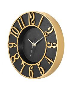 Стенен часовник HM7466.01 черен и златист нюанс