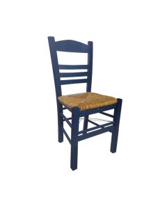 Традиционен стол Сифнос Ρ969.Ε3 тъмно син цвят 