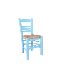 Традиционен стол Сифнос Ρ969.Ε4 син цвят 