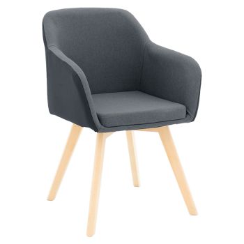 Кресло Сафира 029-000144 цвят черен-сив