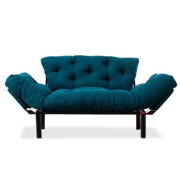 Разтегателен диван Микрофибър 071-000663 син цвят