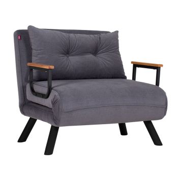Кресло-легло Бед  071-001217 цвят антрацит