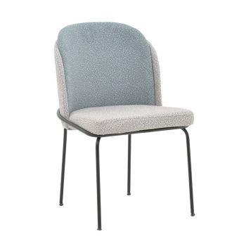 Стол Дори букле 190-000060 цвят сив-светло син