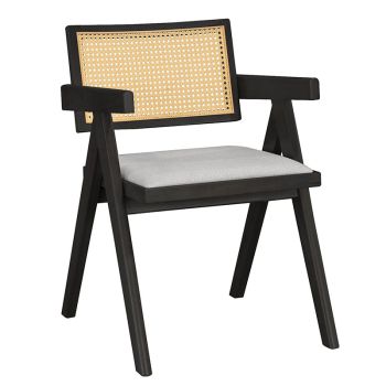 Кресло Уинслоу 247-000005 цвят черен-сив