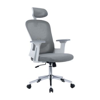 Офис стол Игнатий 275-000005 цвят сив-хром