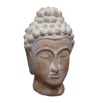 Декорация Буда 312-000014 сива теракота