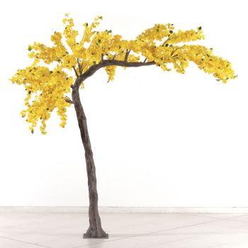 Изкуствено дърво Бугенвилия 320 см. жълт цвят