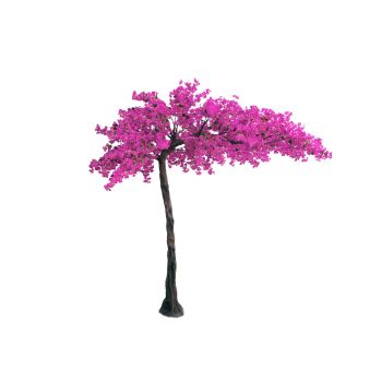 Изкуствено дърво Бугенвилия 320 см. цикламен цвят