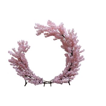 Изкуствена арка Кайсия - розов цвят