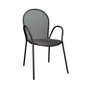 Кресло Антико Ε5161.2 черен цвят