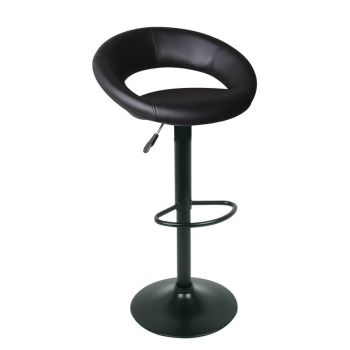 Бар стол Белт ΕΜ204.3Μ черен цвят
