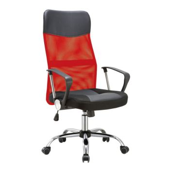 Офис стол ΕΟ502.3P червен цвят
