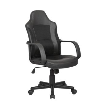 Геймърски стол  ΕΟ298.1 черен цвят