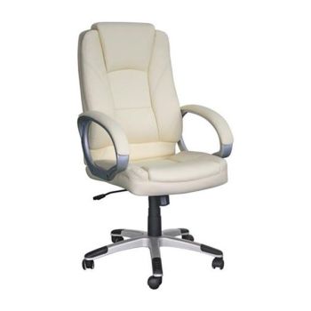 Мениджърско кресло ΕΟ278.3 бял цвят
