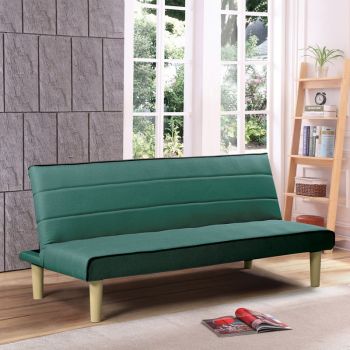 Разтегателен диван Биз Ε9438.3 зелен цвят